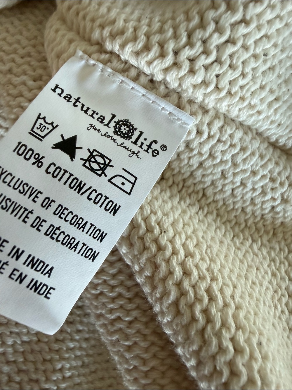Natural Life Floral Knit Sweater Boho Cottagecore NWT M - Picture 11 of 11